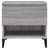 Tavolino Grigio Sonoma 50x46x50 cm in Legno truciolato