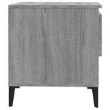 Tavolino Grigio Sonoma 50x46x50 cm in Legno truciolato