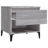 Tavolini 2 pz Grigio Sonoma 50x46x50 cm in Legno truciolato