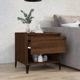 Tavolino Rovere Marrone 50x46x50 cm in Legno truciolato