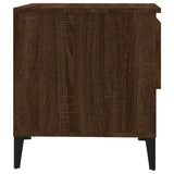 Tavolino Rovere Marrone 50x46x50 cm in Legno truciolato