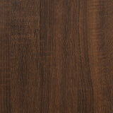 Tavolino Rovere Marrone 50x46x50 cm in Legno truciolato