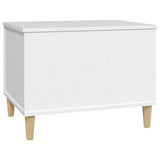 Tavolino da Salotto Bianco 60x44,5x45 cm in Legno truciolato