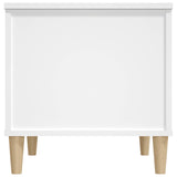 Tavolino da Salotto Bianco 60x44,5x45 cm in Legno truciolato