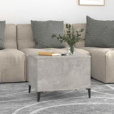 Tavolino Salotto Grigio Cemento 60x44,5x45 cm Legno truciolato