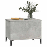 Tavolino Salotto Grigio Cemento 60x44,5x45 cm Legno truciolato