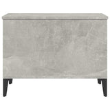 Tavolino Salotto Grigio Cemento 60x44,5x45 cm Legno truciolato