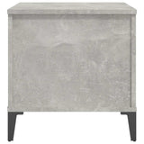 Tavolino Salotto Grigio Cemento 60x44,5x45 cm Legno truciolato