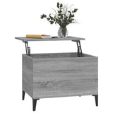 Tavolino Salotto Grigio Sonoma 60x44,5x45 cm Legno truciolato