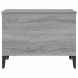 Tavolino Salotto Grigio Sonoma 60x44,5x45 cm Legno truciolato