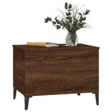 Tavolino Salotto Rovere Marrone 60x44,5x45 cm Legno truciolato