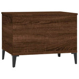 Tavolino Salotto Rovere Marrone 60x44,5x45 cm Legno truciolato