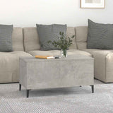 Tavolino Salotto Grigio Cemento 90x44,5x45 cm Legno truciolato