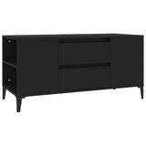 Mobile Porta TV Nero 102x44,5x50 cm in Legno truciolato
