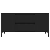 Mobile Porta TV Nero 102x44,5x50 cm in Legno truciolato