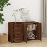 Credenza Rovere Marrone 100x33x59,5 cm in Legno truciolato