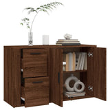 Credenza Rovere Marrone 100x33x59,5 cm in Legno truciolato