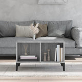 Tavolino da Salotto grigio sonoma 60x50x36,5 cm in truciolato