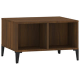 Tavolino da Salotto Rovere Marrone 60x50x36,5 cm in truciolato