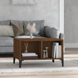 Tavolino da Salotto Rovere Marrone 60x50x36,5 cm in truciolato