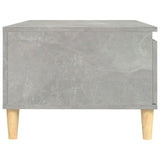 Tavolino Salotto Grigio Cemento 90x50x36,5 cm Legno truciolato