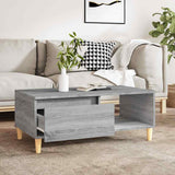 Tavolino Salotto Grigio Sonoma 90x50x36,5 cm Legno truciolato
