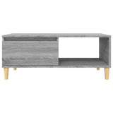 Tavolino Salotto Grigio Sonoma 90x50x36,5 cm Legno truciolato