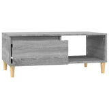 Tavolino Salotto Grigio Sonoma 90x50x36,5 cm Legno truciolato