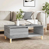 Tavolino Salotto Grigio Sonoma 90x50x36,5 cm Legno truciolato