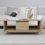 Tavolino Salotto Rovere Sonoma 90x50x36,5 cm Legno truciolato