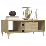 Tavolino Salotto Rovere Sonoma 90x50x36,5 cm Legno truciolato