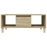 Tavolino Salotto Rovere Sonoma 90x50x36,5 cm Legno truciolato