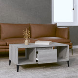 Tavolino Salotto Grigio Sonoma 90x50x36,5 cm Legno truciolato