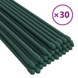 Supporti per Piante da Giardino 30 pz Verde 180 cm Acciaio