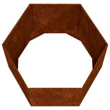 Fioriera Ruggine 60x60x45 cm Acciaio Corten