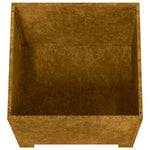 Fioriera con Gambe Ruggine 42x40x43 cm Acciaio Corten