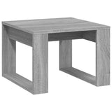 Tavolino Grigio Sonoma 50x50x35 cm in Legno truciolato