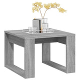 Tavolino Grigio Sonoma 50x50x35 cm in Legno truciolato