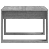 Tavolino Grigio Sonoma 50x50x35 cm in Legno truciolato