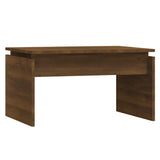 Tavolino da Salotto Rovere Marrone 68x50x38 cm in truciolato