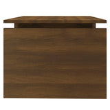 Tavolino da Salotto Rovere Marrone 68x50x38 cm in truciolato