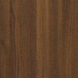 Tavolino da Salotto Rovere Marrone 68x50x38 cm in truciolato