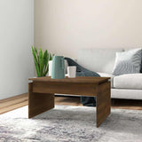Tavolino da Salotto Rovere Marrone 68x50x38 cm in truciolato