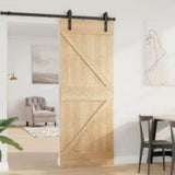 Porta NARVIK Naturale 80 x 210 cm Legno di pino solido