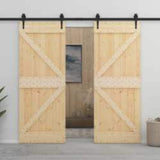 Porta NARVIK Naturale 80 x 210 cm Legno di pino solido