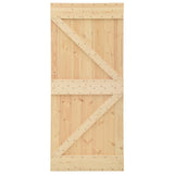 Porta NARVIK Naturale 80 x 210 cm Legno di pino solido