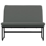 Panca Grigio Scuro 100x75x76 cm in Tessuto