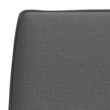 Panca Grigio Scuro 100x75x76 cm in Tessuto