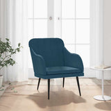 Poltrona Blu 63x76x80 cm Velluto