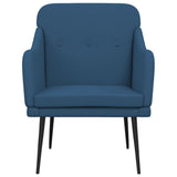 Poltrona Blu 63x76x80 cm in Tessuto